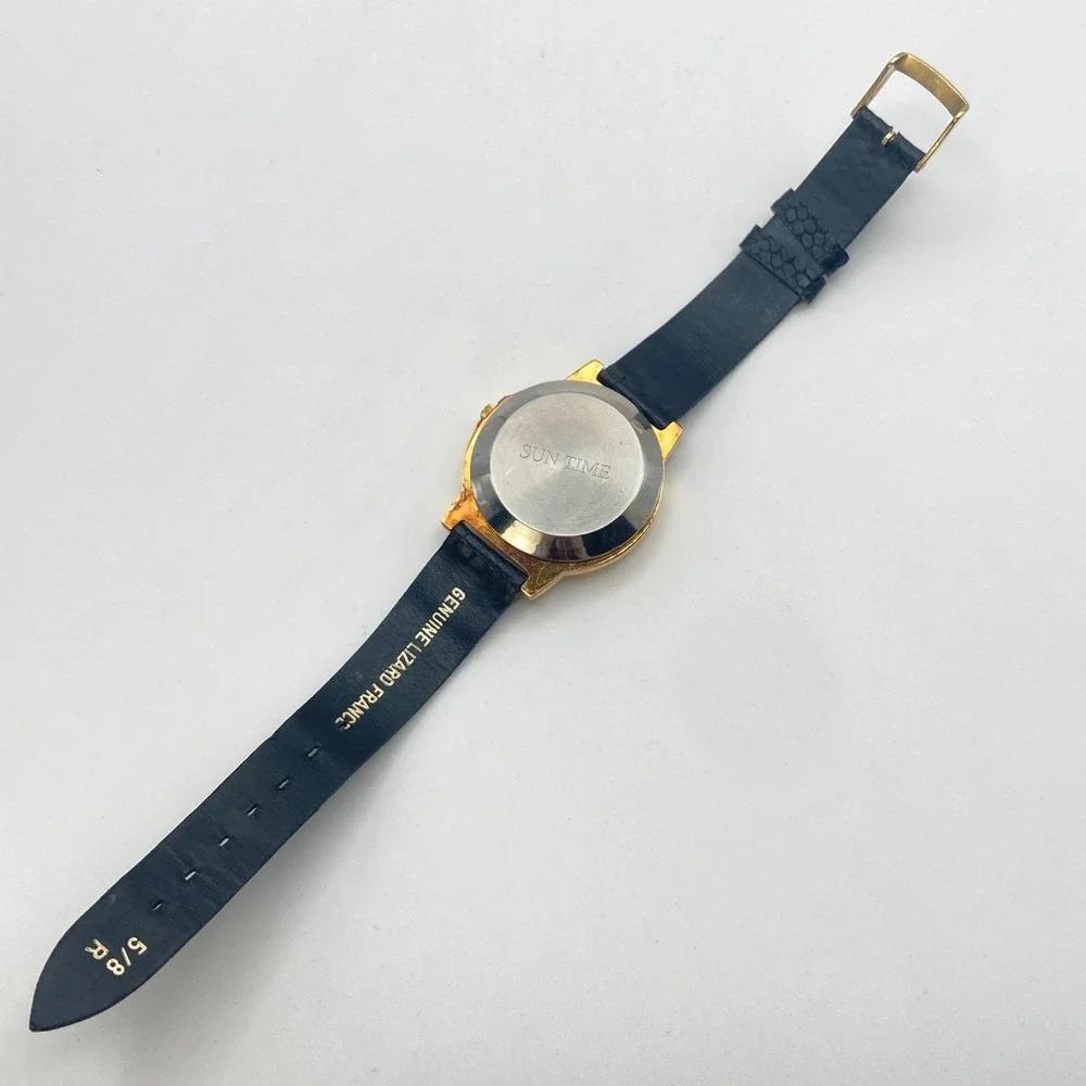 University of Michigan Wolverines Men's Watch 34mm Sun Time NO MUSIC New Battery